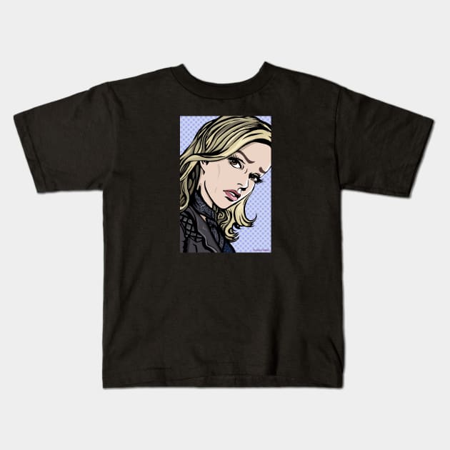 Madison Clark Kids T-Shirt by FanboyMuseum